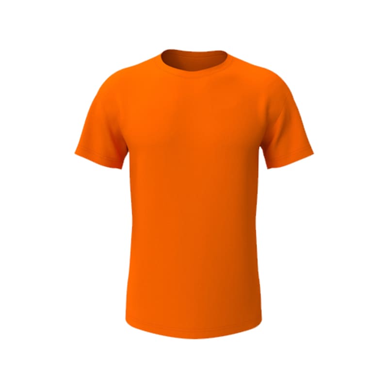 Orange Round Neck T Shirts