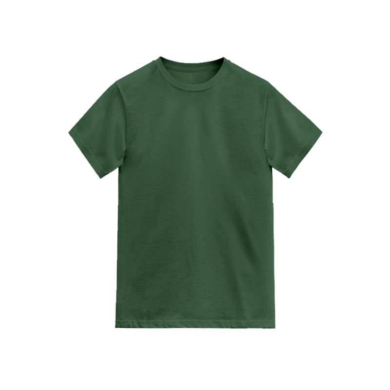 Green Round Neck T Shirts